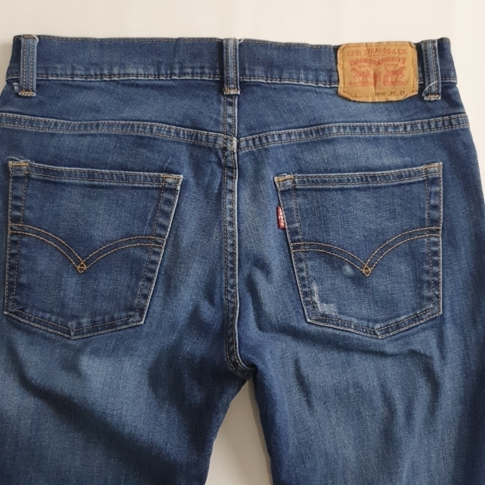 Levi's 511 Classic Slim Fit Patch Jeans - Picture 7 of 11